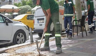 Konak’ta kaldırımlar mercek altında