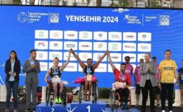 Yenişehir’deki Dünya Paratriatlon Kupası’nda tarih yazıldı
